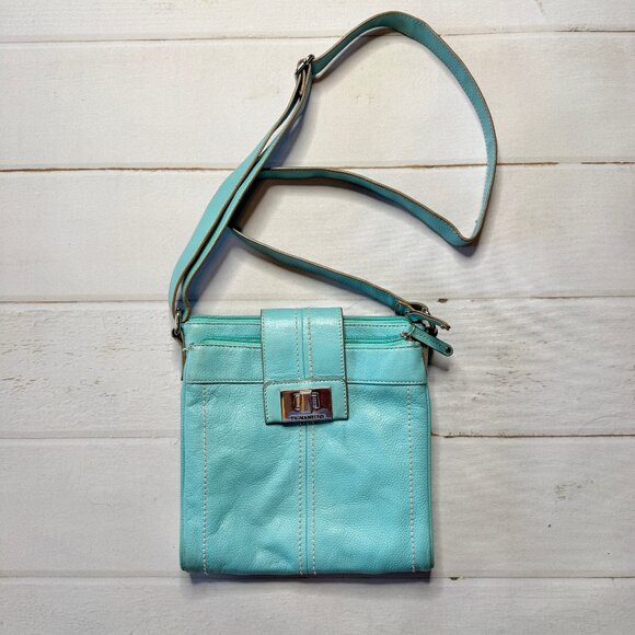 Tignanello - Women’s Tiffany Blue crossbody bag - Picture 1 of 7
